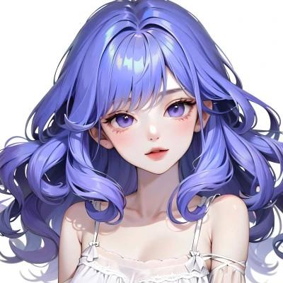AI系动漫女生头像图片