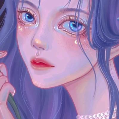 好看的手绘头像女生唯美