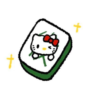 Hello Kitty新年可爱喜庆红色系列头像