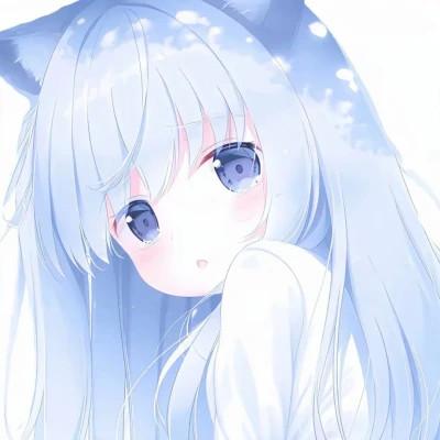 可爱动漫女生头像少女心，绝对萌翻天！