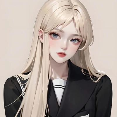 漫画头像女ai