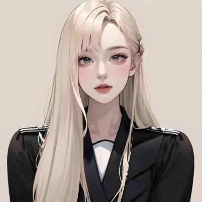 漫画头像女ai
