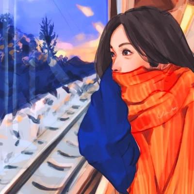 好看的手绘头像女生唯美