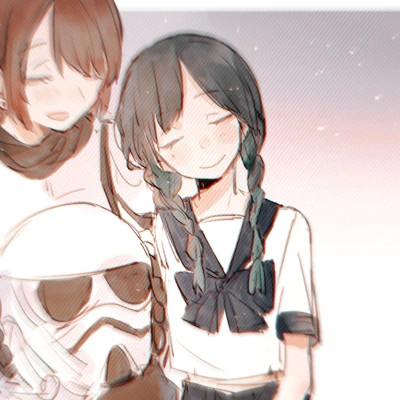 双女cp情侣头像