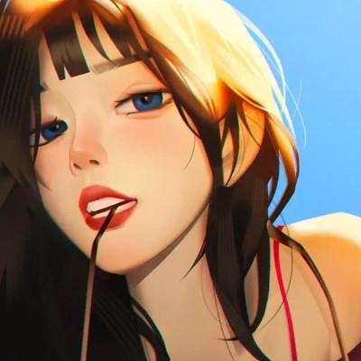 好看的手绘头像女生唯美