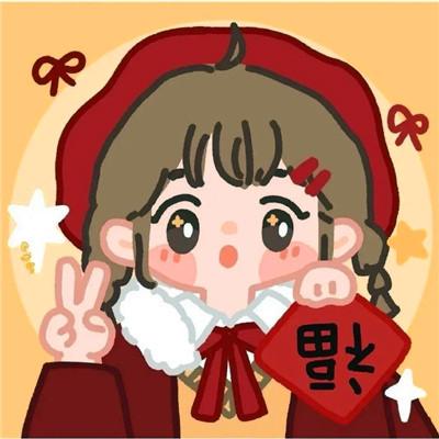 2023春节新年过年喜庆情侣头像 春节专用