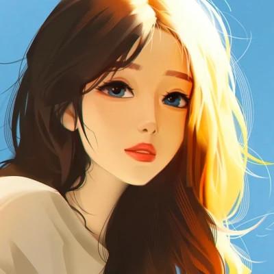 好看的手绘头像女生唯美