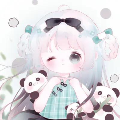 动漫呆萌系可爱少女头像