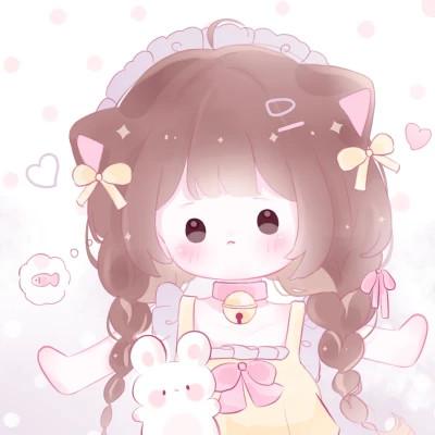 动漫呆萌系可爱少女头像