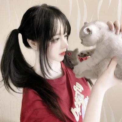 情侣头像宠物和主人