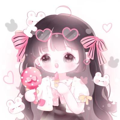 动漫呆萌系可爱少女头像