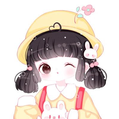 动漫呆萌系可爱少女头像