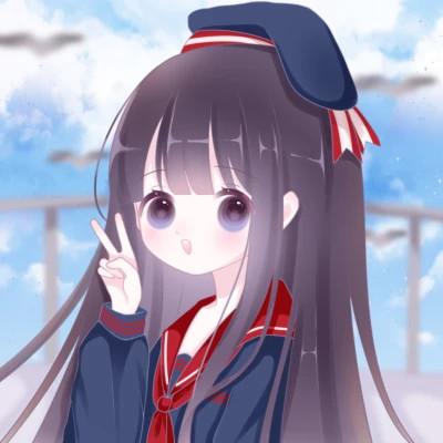 动漫呆萌系可爱少女头像