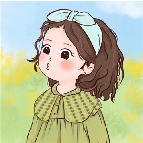 女生头像手绘可爱，可爱迷人