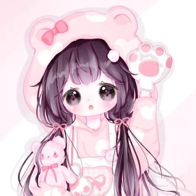 动漫呆萌系可爱少女头像