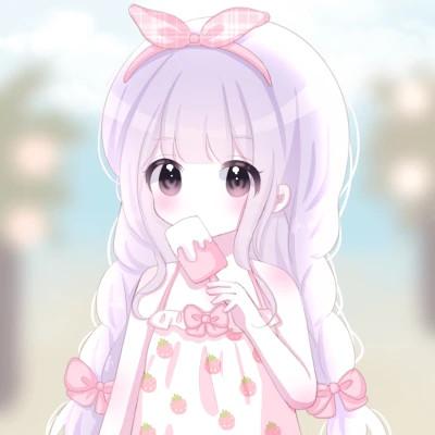 动漫呆萌系可爱少女头像