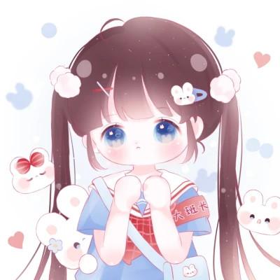 动漫呆萌系可爱少女头像