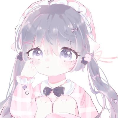 动漫呆萌系可爱少女头像