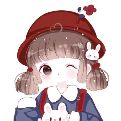 动漫呆萌系可爱少女头像