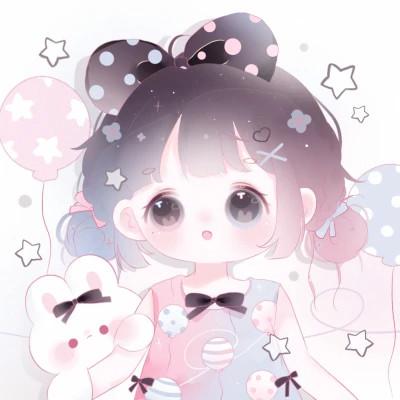 动漫呆萌系可爱少女头像