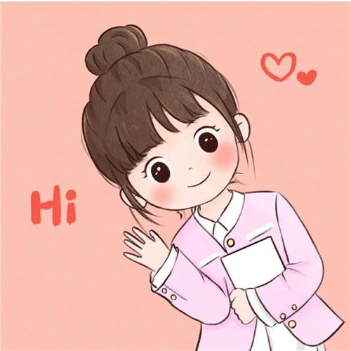 女生头像手绘可爱，可爱迷人