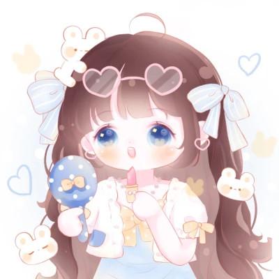 动漫呆萌系可爱少女头像