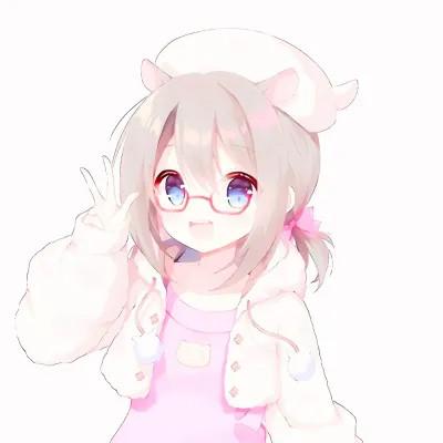 女孩喜欢的卡通图片少女心头像