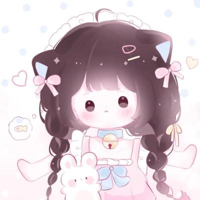 动漫呆萌系可爱少女头像