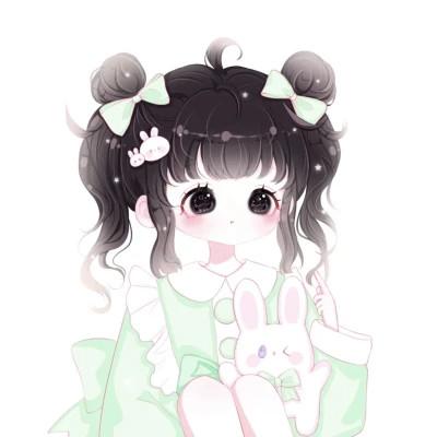 动漫呆萌系可爱少女头像