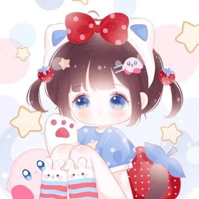 动漫呆萌系可爱少女头像
