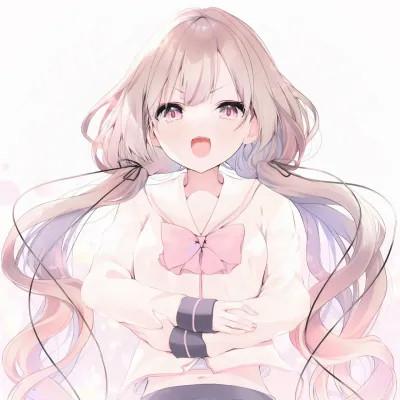 女孩喜欢的卡通图片少女心头像