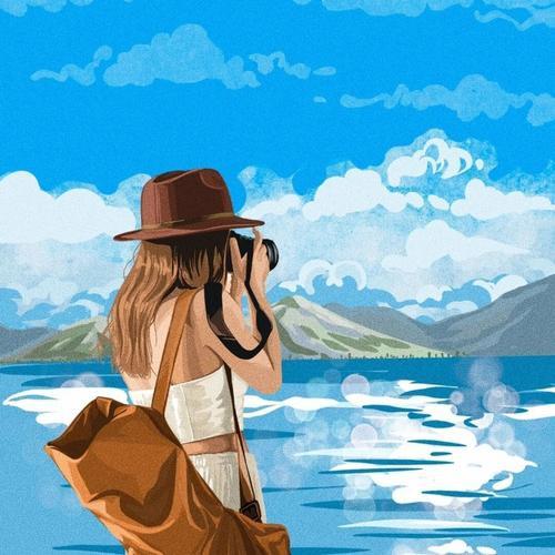 旅游头像图片大全女唯美高清