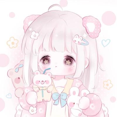 动漫呆萌系可爱少女头像