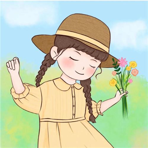 女生头像手绘可爱，可爱迷人