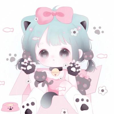 动漫呆萌系可爱少女头像