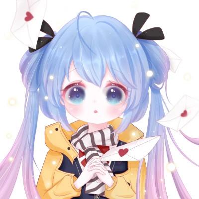 动漫呆萌系可爱少女头像