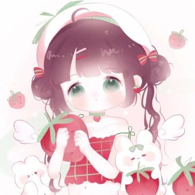 动漫呆萌系可爱少女头像