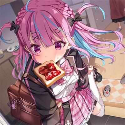 女孩喜欢的卡通图片少女心头像