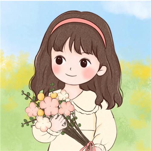 女生头像手绘可爱，可爱迷人
