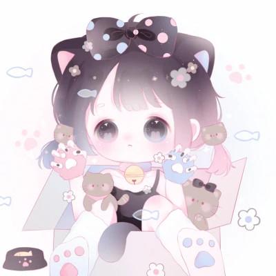 动漫呆萌系可爱少女头像