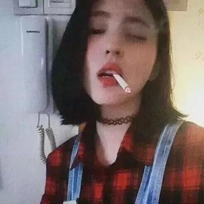 WeChat社会风格女头