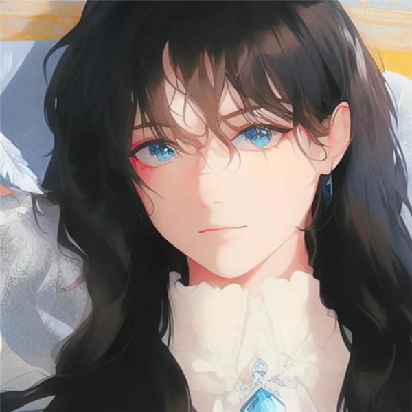 清新淡雅气质美女头像手绘图片