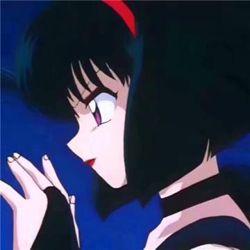 女生复古旧漫风格头像图片