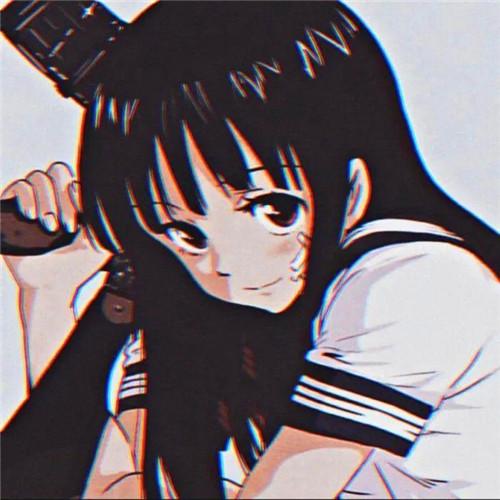 女生复古旧漫风格头像图片