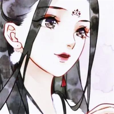 女头背景图和头像一套