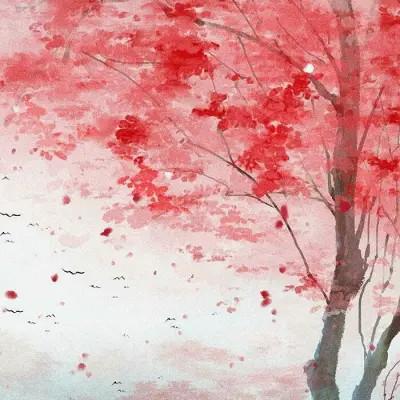 女头背景图和头像一套