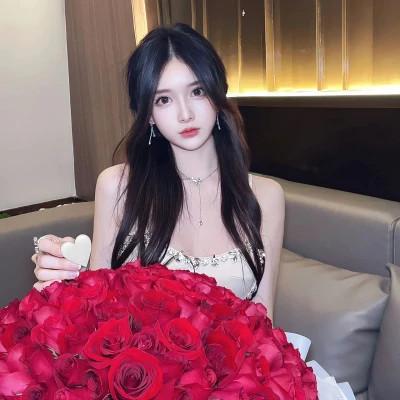唯美鲜花女生头像ins