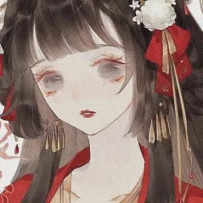 女头背景图和头像一套