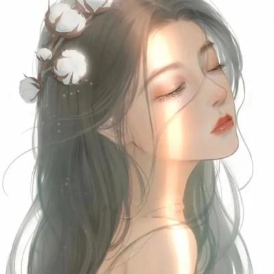 最火的漫画女生头像