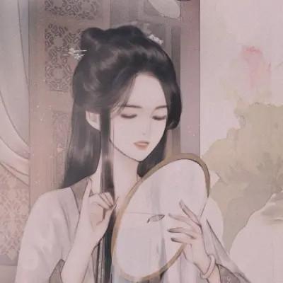 女头背景图和头像一套
